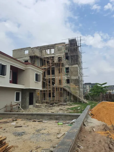 Semi-detached duplexes and flats project photograph