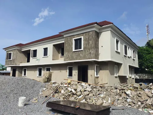 Semi-detached duplexes and flats project photograph